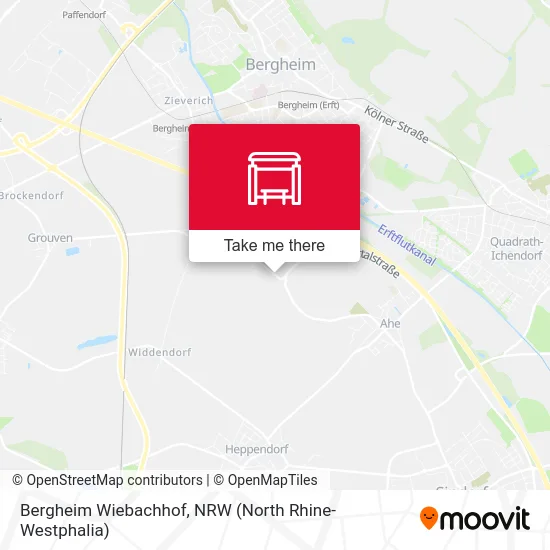 Bergheim Wiebachhof map