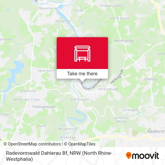 Карта Radevormwald Dahlerau Bf