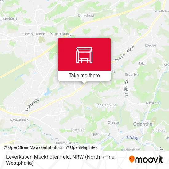 Карта Leverkusen Meckhofer Feld