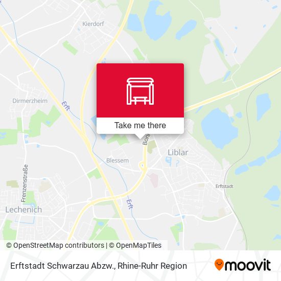 Erftstadt Schwarzau Abzw. map