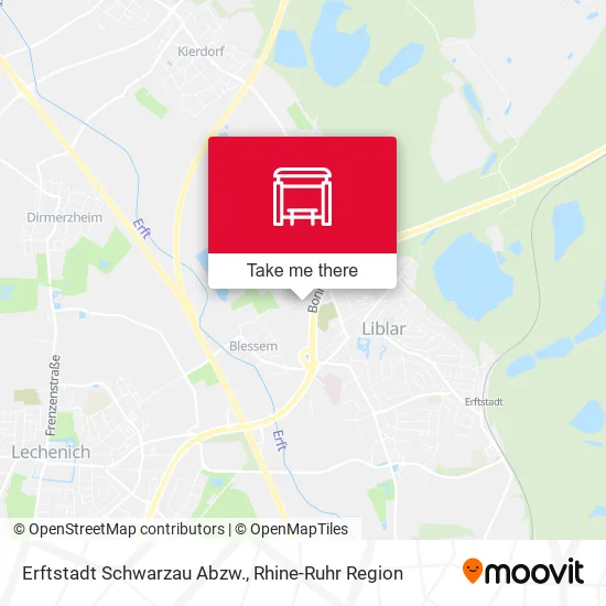 Erftstadt Schwarzau Abzw. map