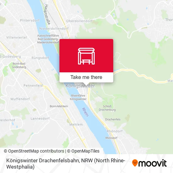 Карта Königswinter Drachenfelsbahn