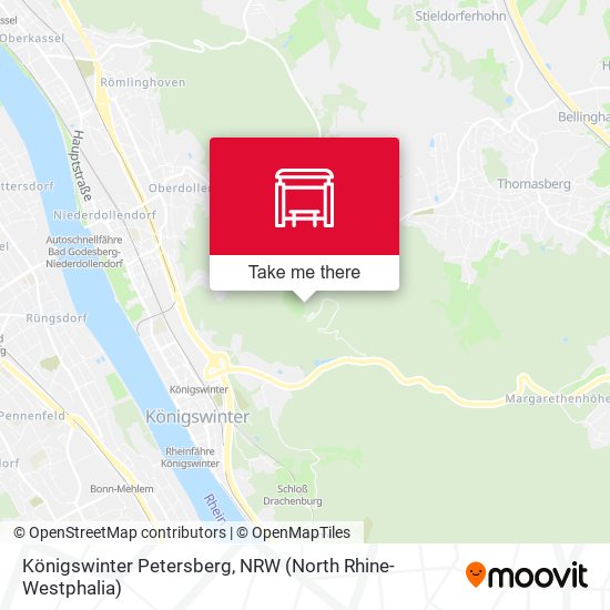 Königswinter Petersberg map