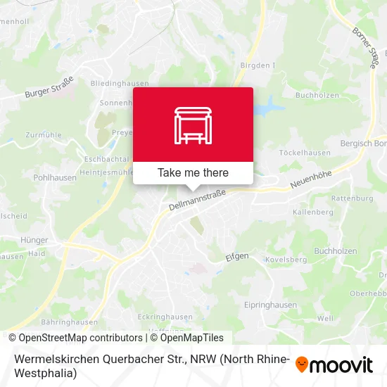 Карта Wermelskirchen Querbacher Str.