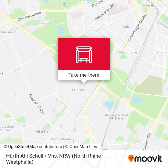 Hürth Ahl Schull / Vhs map