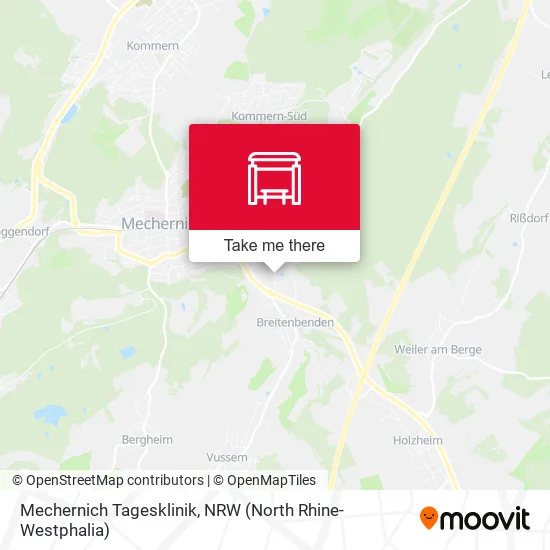 Карта Mechernich Tagesklinik