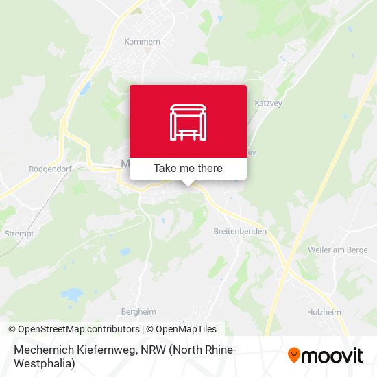 Mechernich Kiefernweg map