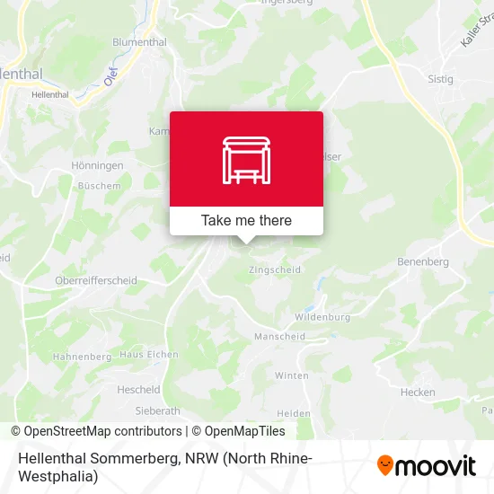 Hellenthal Sommerberg map