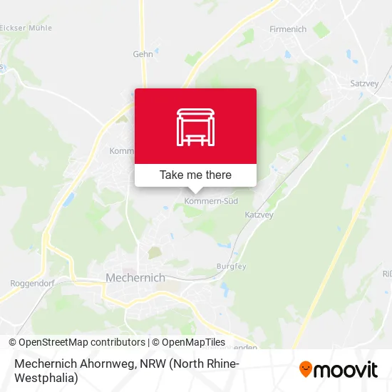 Карта Mechernich Ahornweg