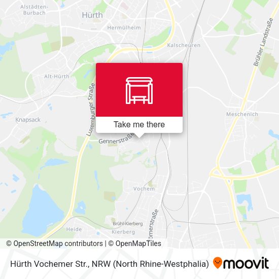 Карта Hürth Vochemer Str.