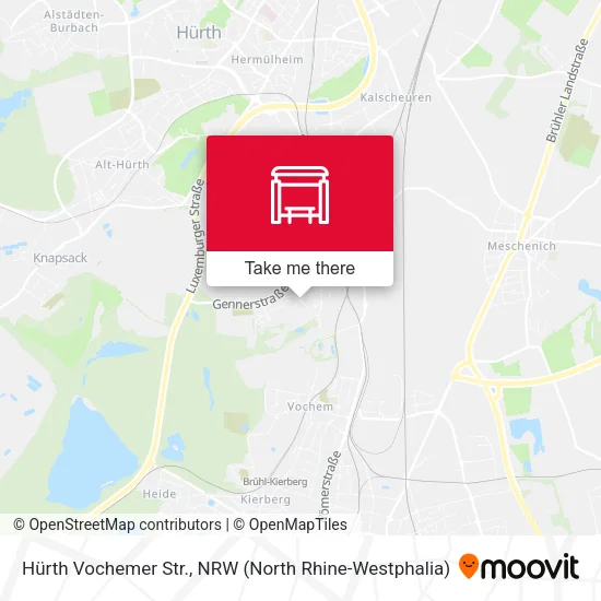 Карта Hürth Vochemer Str.