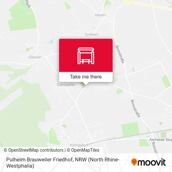 Pulheim Brauweiler Friedhof map