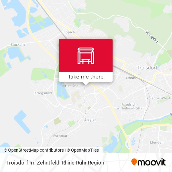 Troisdorf Im Zehntfeld map