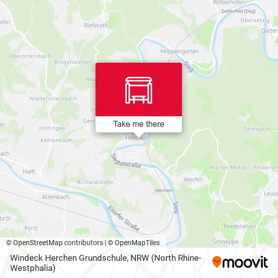 Карта Windeck Herchen Grundschule