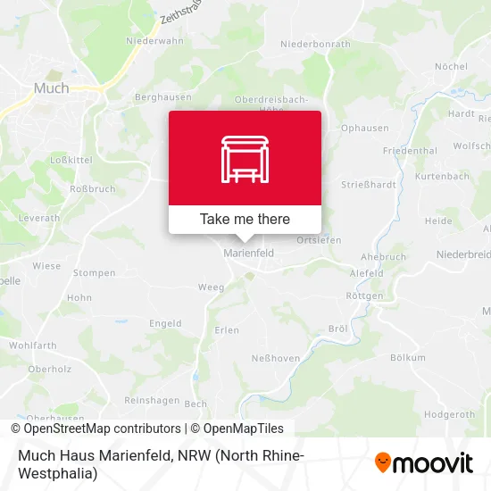 Карта Much Haus Marienfeld