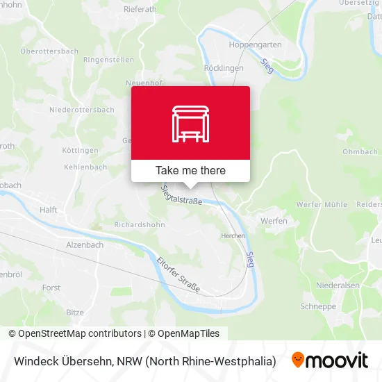 Карта Windeck Übersehn