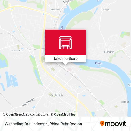 Карта Wesseling Dreilindenstr.