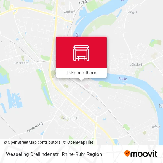 Карта Wesseling Dreilindenstr.