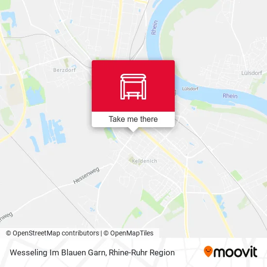 Карта Wesseling Im Blauen Garn