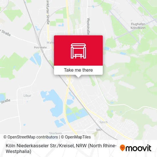 Карта Köln Niederkasseler Str. / Kreisel
