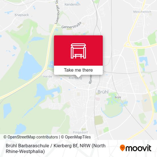 Brühl Barbaraschule / Kierberg Bf map