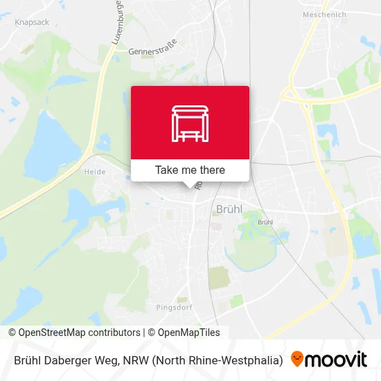 Brühl Daberger Weg map