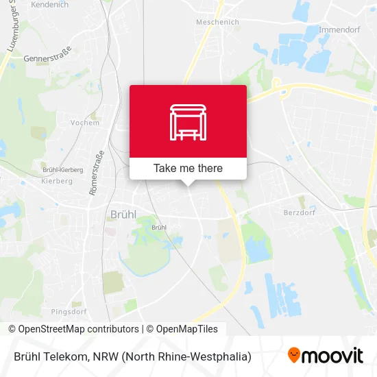 Карта Brühl Telekom