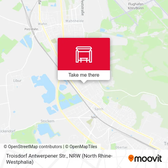 Карта Troisdorf Antwerpener Str.