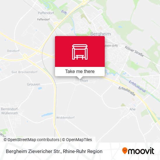 Bergheim Zievericher Str. map