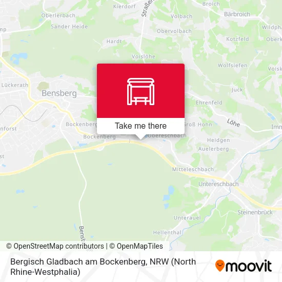 Карта Bergisch Gladbach am Bockenberg