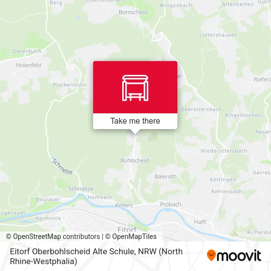 Карта Eitorf Oberbohlscheid Alte Schule