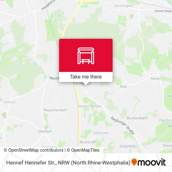 Карта Hennef Hennefer Str.
