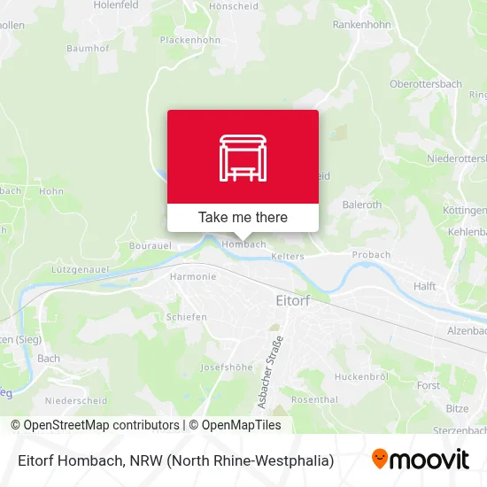Eitorf Hombach map