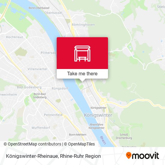 Königswinter-Rheinaue map