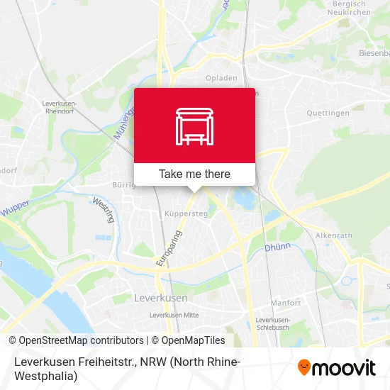 Leverkusen Freiheitstr. map