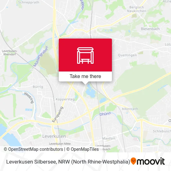 Leverkusen Silbersee map