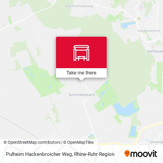 Pulheim Hackenbroicher Weg map