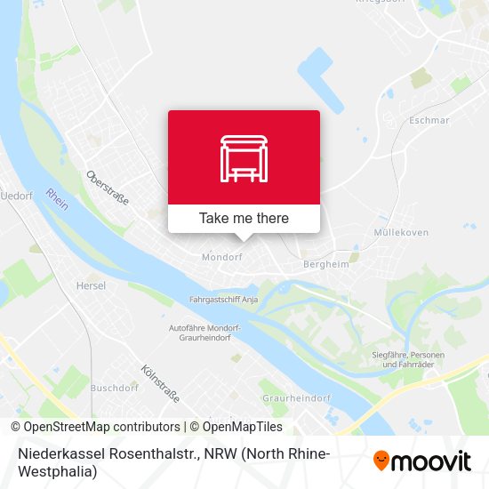 Карта Niederkassel Rosenthalstr.