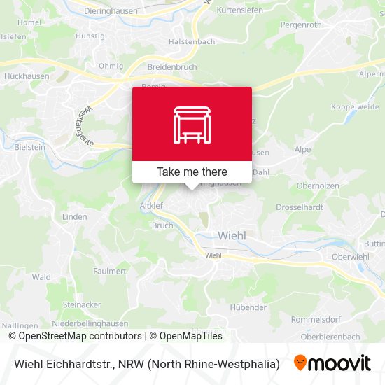 Карта Wiehl Eichhardtstr.