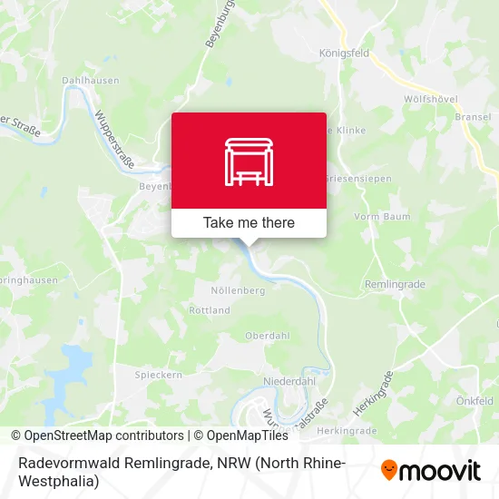 Карта Radevormwald Remlingrade