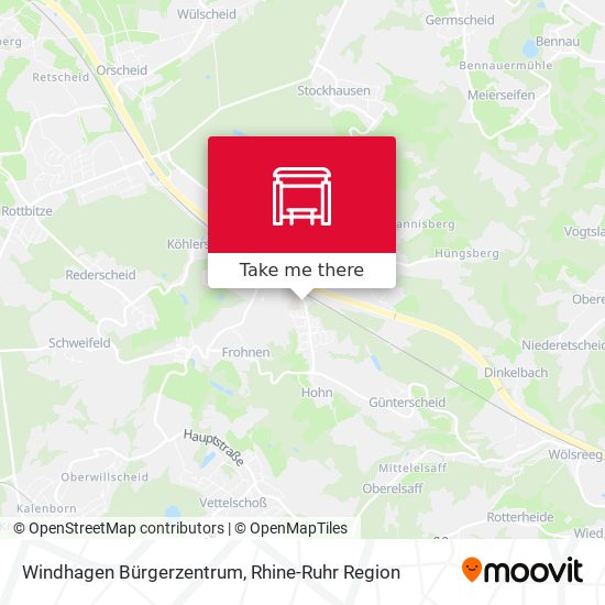 Windhagen Bürgerzentrum map