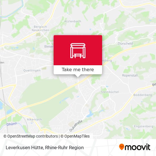 Leverkusen Hütte map