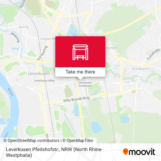Карта Leverkusen Pfeilshofstr.