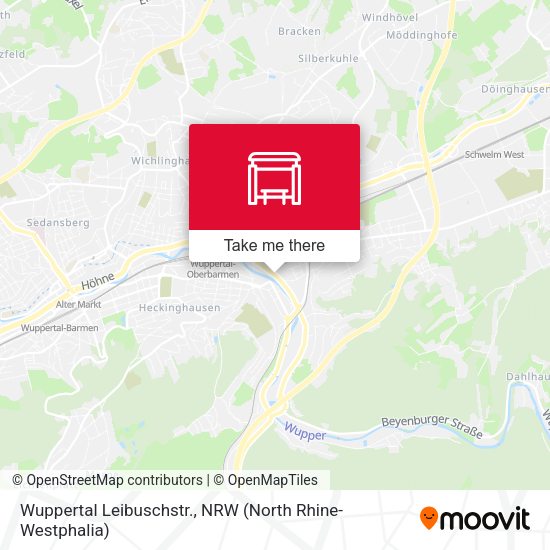 Карта Wuppertal Leibuschstr.