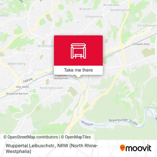 Карта Wuppertal Leibuschstr.