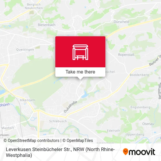 Leverkusen Steinbücheler Str. map