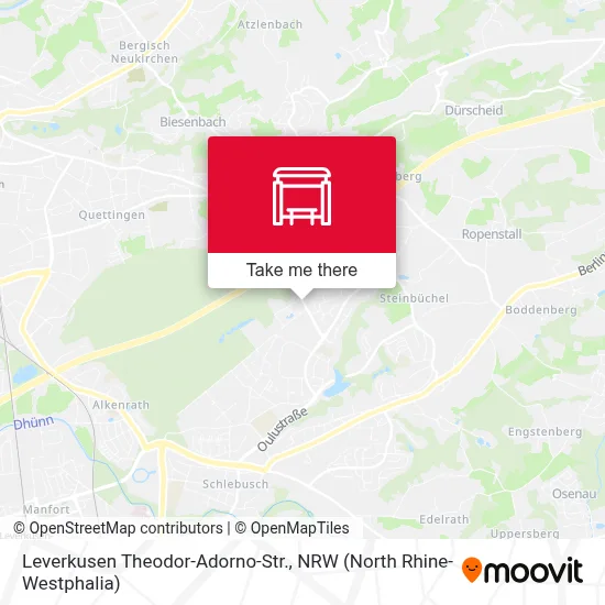 Leverkusen Theodor-Adorno-Str. map