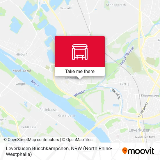 Карта Leverkusen Buschkämpchen