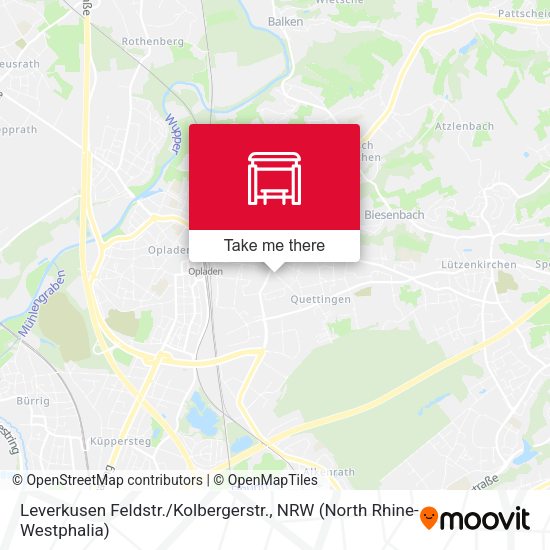 Карта Leverkusen Feldstr. / Kolbergerstr.