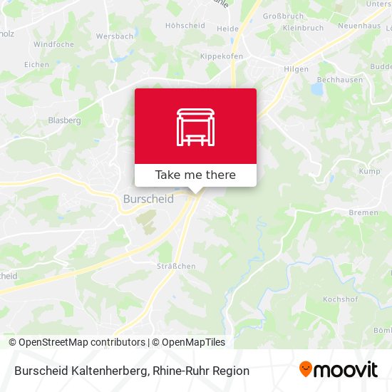 Burscheid Kaltenherberg map